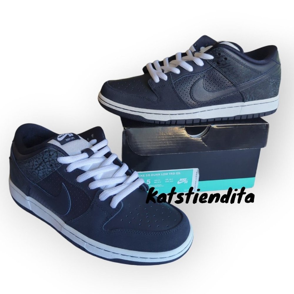 Nike Men's SB Dunk Low Murasaki Ride Life QS Size 10.5 Dark Obsidian 883232 NIB